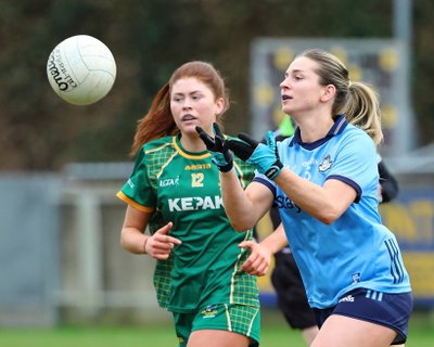 Dublin's Martha Byrne (Cuala) in action vs Meath during the Lidl NFL. Credit Maurice Grehan Image