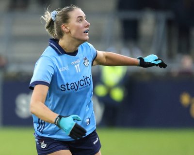 Chloe Darby (Pobal Parnell) scored the opening goal of the game in Tralee. Credit Maurice Grehan Image