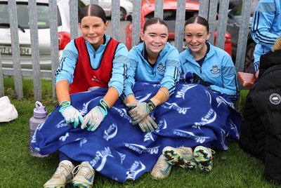 Dublin U14 players taking time out between games. Credit John Kirwan. Image